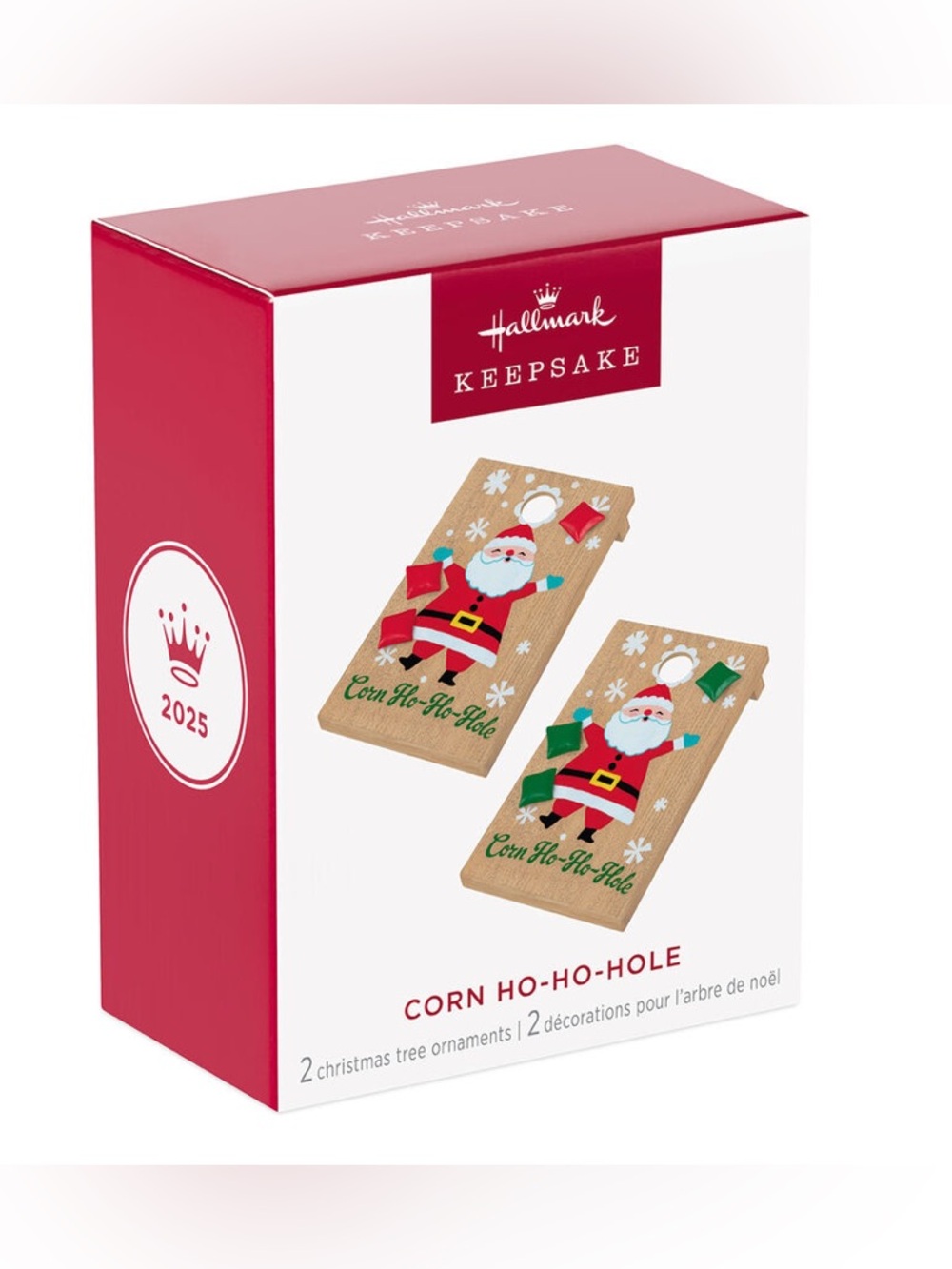 Hallmark Keepsake Santa Cornhole Ornament Set